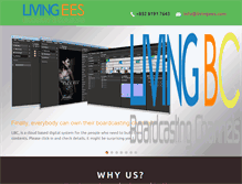 Tablet Screenshot of livingees.com